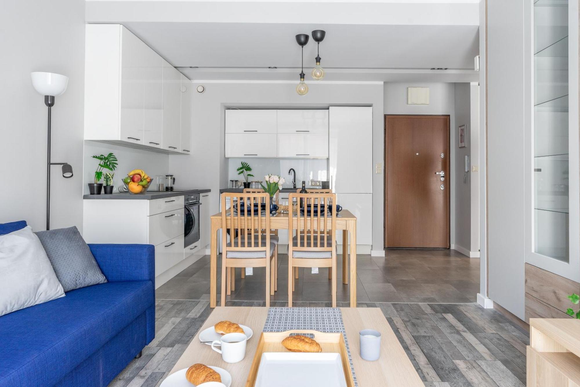Angel Mint - Free Parking - Balcony Apartment Krakau